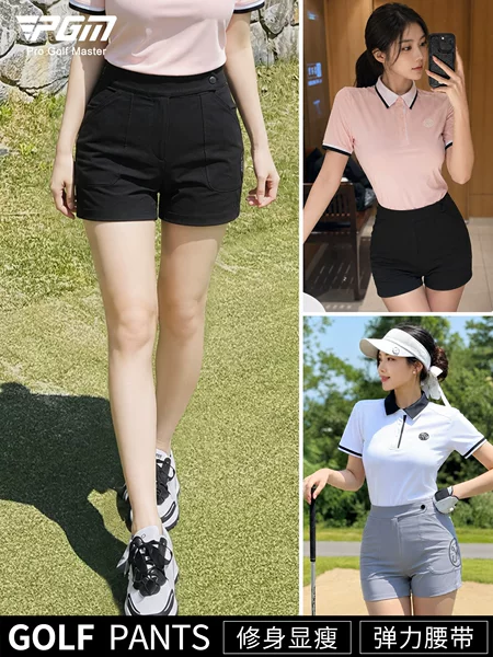 2026 Women's Golf Clothing Summer Shorts Slim Fit Breathable Women's Bottoms