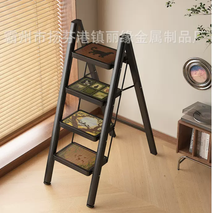 跨境家用梯子可折叠加厚人字梯批发室内小型梯子登高折叠梯人字梯