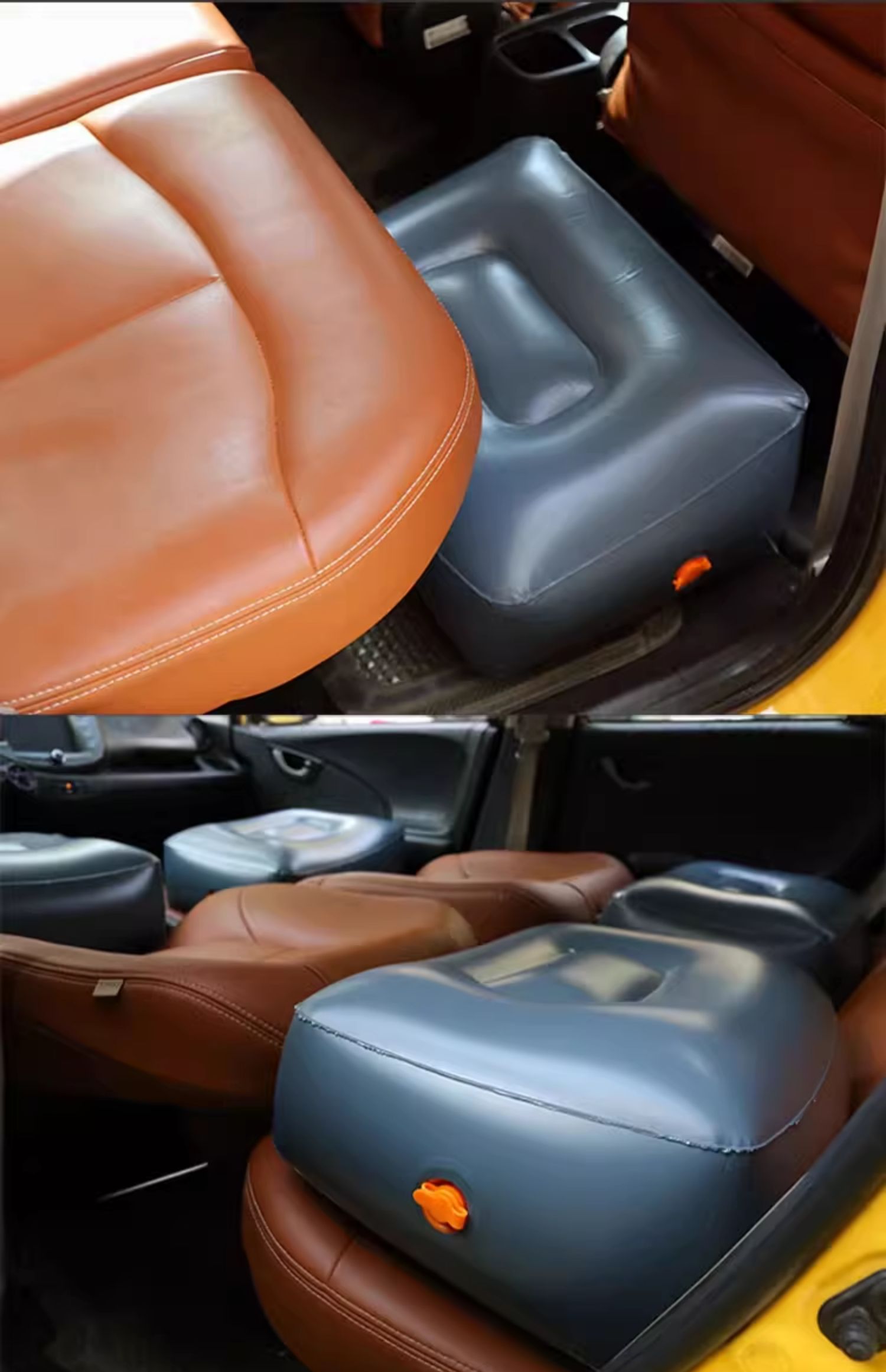 Car inflatable bed, SUV air mattress for the back seat, sleeping pad, portable bed sleeping pad for the rear seat, height-increasing cushion