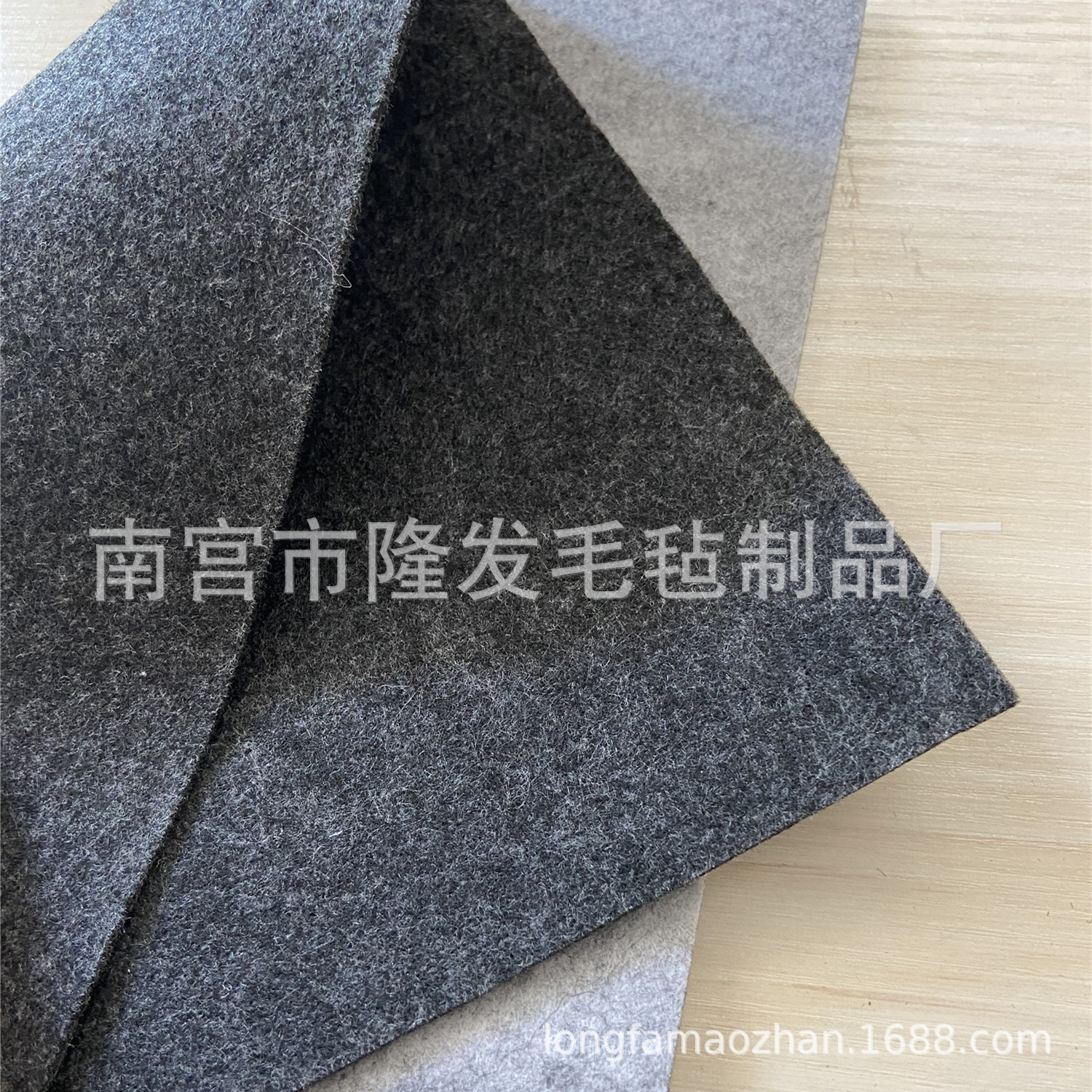 汽车针刺棉厂家汽车顶棚隔热吸音毛毡1MM厚1.5mm无纺棉烫面针扎布