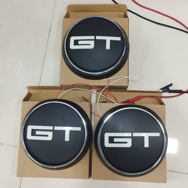 Gt Luminous Tail Emblem Suitable for Mustang Gt Modified Tail Emblem Led Luminous Decorative Emblem Non-Destructive Installation