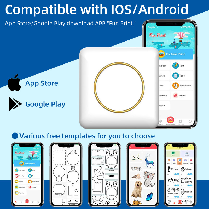 Nueva C20 mini pregunta incorrecta impresión térmica etiqueta adhesiva de mano hogar foto impresora bolsillo pequeño