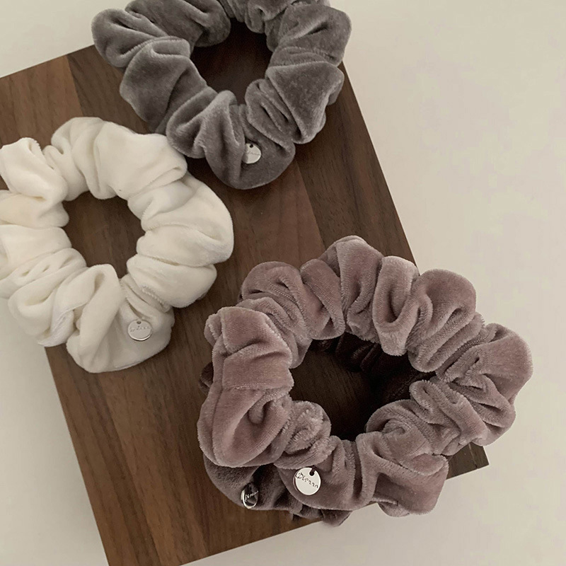 Elastico per capelli in velluto di lusso per acconciature_voghion.com