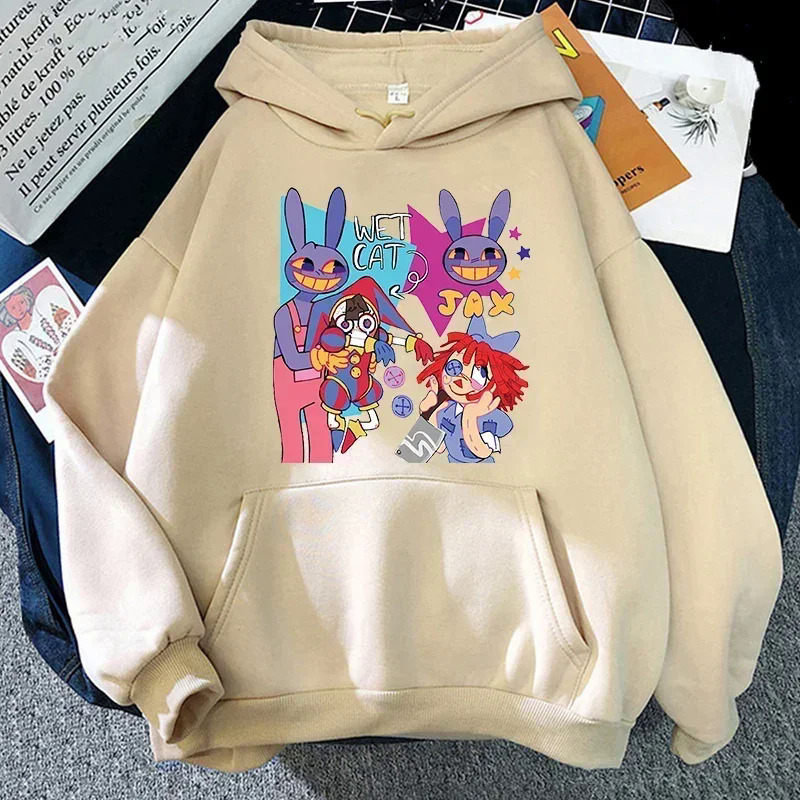 Cross-border Animation Cartoon Funny Personality Printed Sweater Spring and Autumn Men's and Women's Long Sleeve Jacket Hoodie Cross-border Animation Cartoon Funny Personality Printed Sweater Spring and Autumn Men's and Women's Long Sleeve Jacket Hoodie