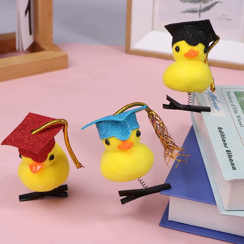 Зажим для волос (B.Duck) Жёлтая утка, милый аксессуар для детей, 4 × 2 × 5 см