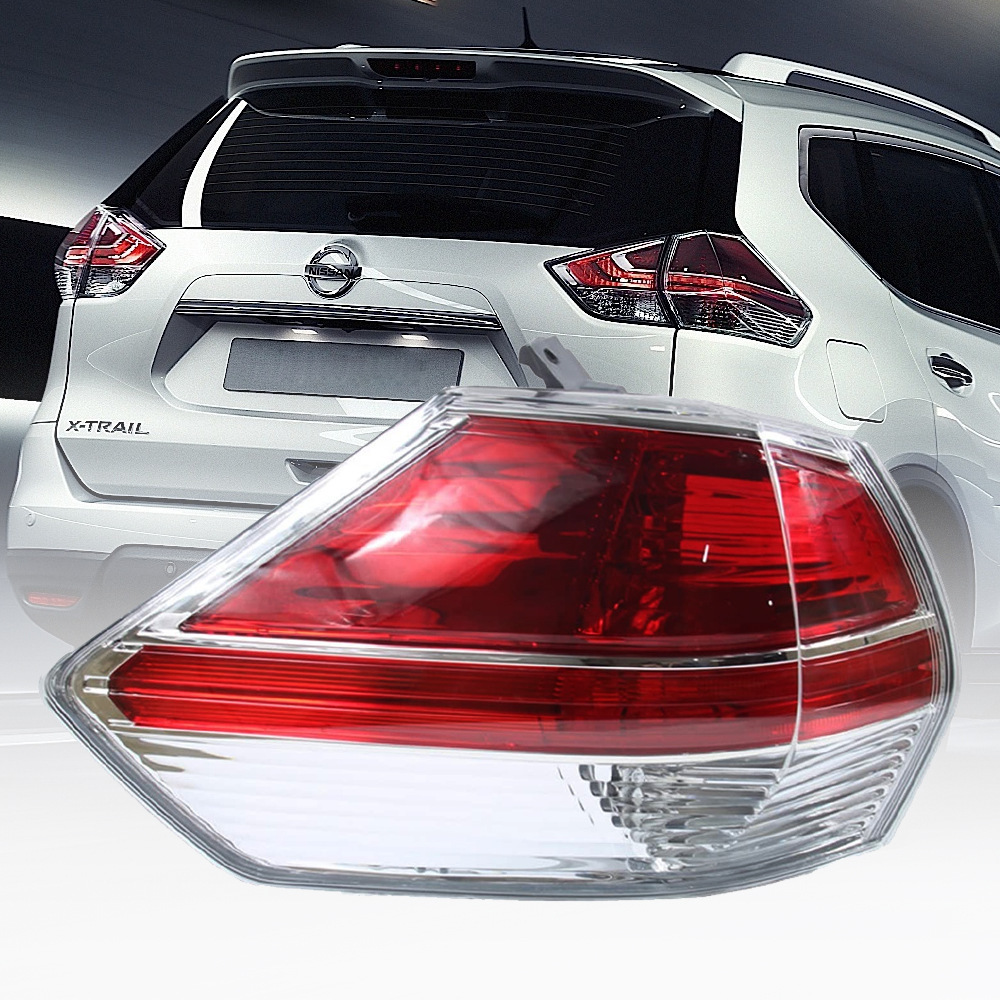 Aplicable a Nissan 14 / 15 / 16 Qijun interior y exterior luz trasera semi-conjunto caja de luz de marcha atrás luz de freno izquierda y derecha cubierta de luz de freno