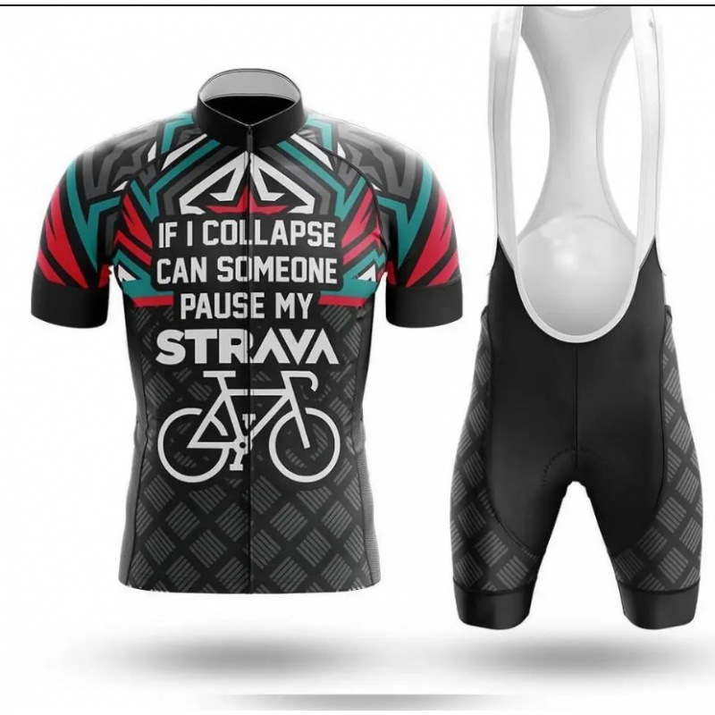 Cross-Border Men's Short-Sleeved Cycling Suit Moisture-Absorbent and Breathable Road Bike Tops and Shorts Can Be Designed with Drawings
