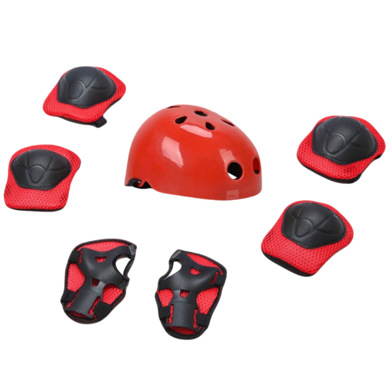 Children's Helmet Protective Gear Set Balance Car Thickened Roller Skating Protective Gear Scooter Skates Protective Gear Cross-Border Model Dropshipping