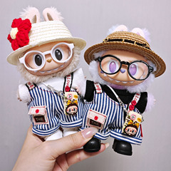 ベビー服のみ】labubu ベビー服 ストライプ オーバーオール Tシャツ スーツ labubu ベビー服 かわいい 人形服