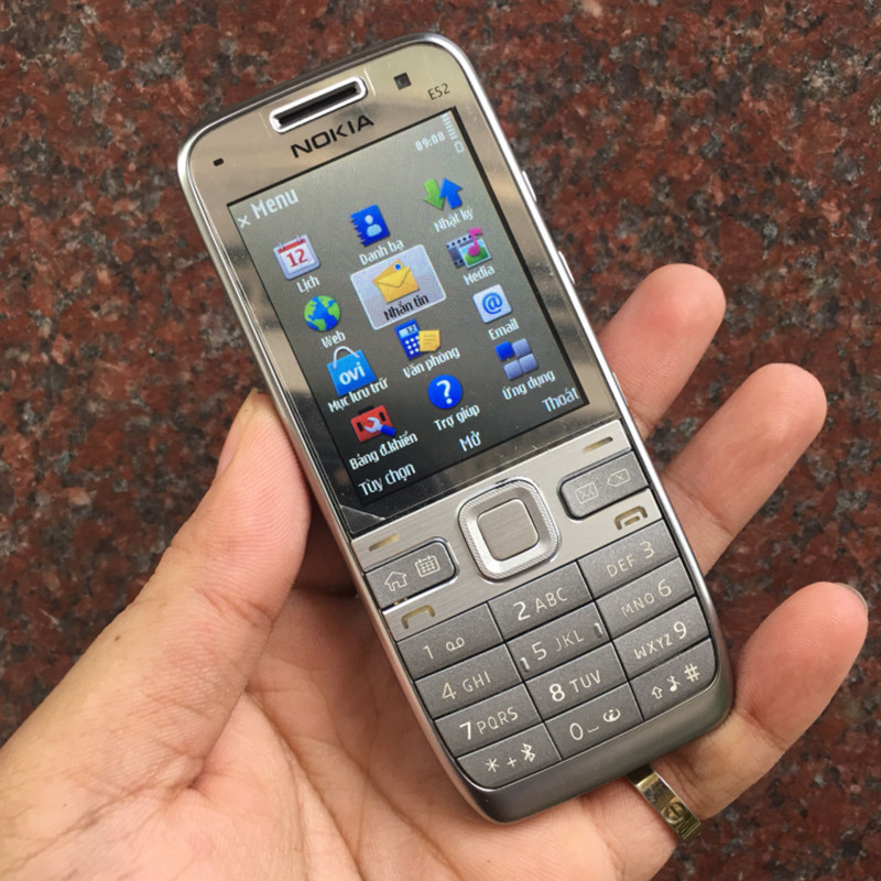 Classic recommend wholesale supply E52 stock mobile phone ultra-thin straight plate for cross-border foreign trade languages