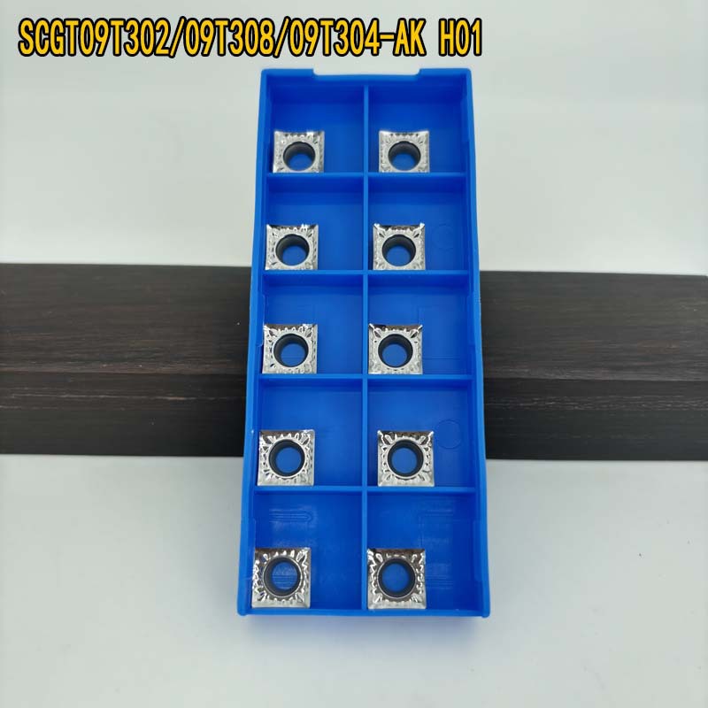 SCGT09T302/09T308/09T304-AK H01铝用正方形镗孔数控内孔车刀片