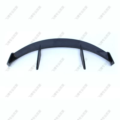 Universal Car Hatchback Suv Modification with Fixed Large Rear Wing and Surround Modification, Ks Model Without Drilling (Spoiler) - glossy-black