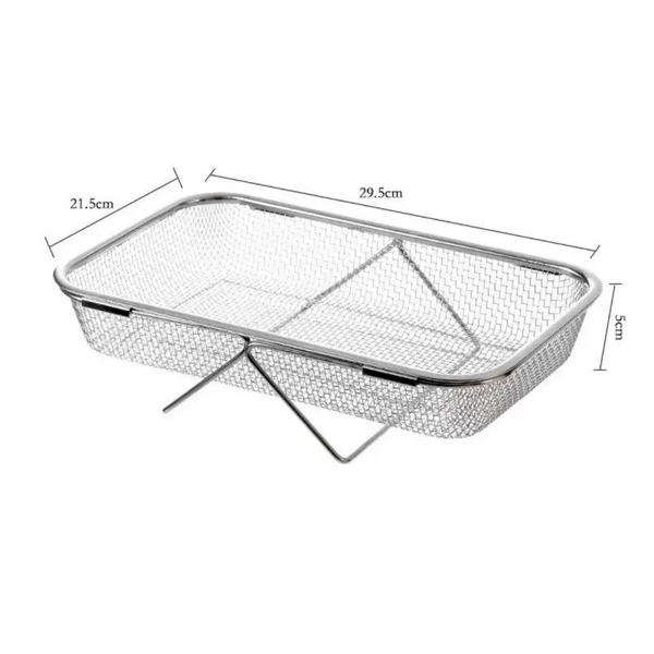 ᲦTelescopic [Expand 42cm] Thickened Large + Drain Basket - Hot Style [316] Made of Mars Stainless Steelღ