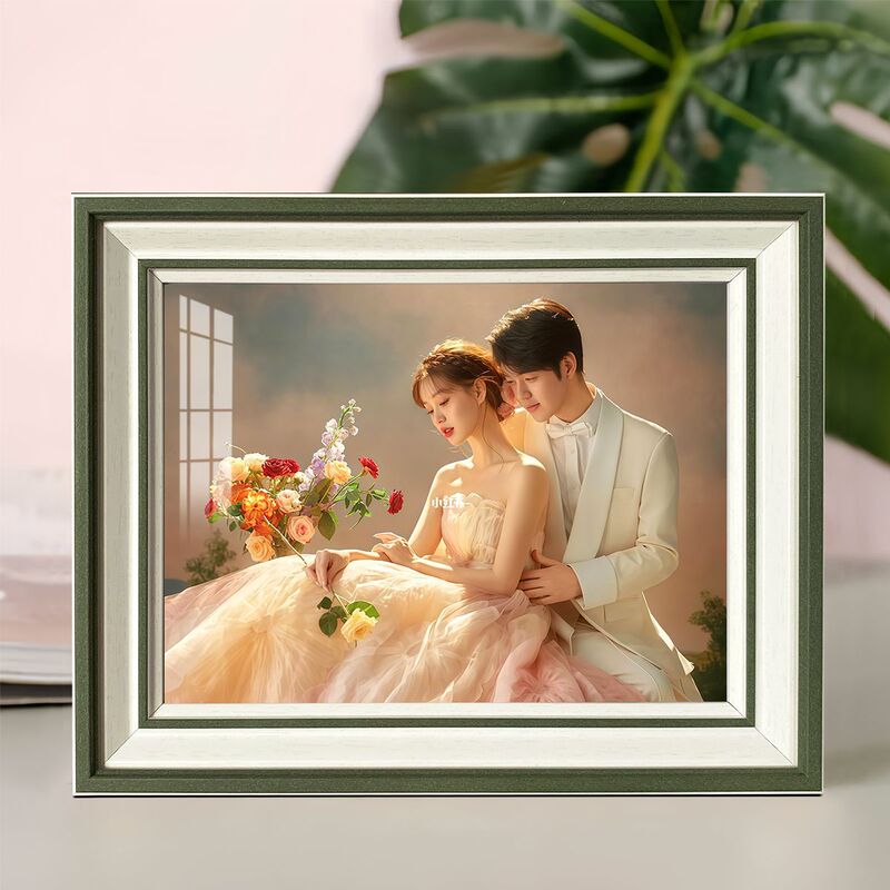 Ps Environmentally Friendly Photo Frame Table Crystal Entrance Living Room Wedding Photo Production Family Portrait Kidsren Pregnant Women Photo