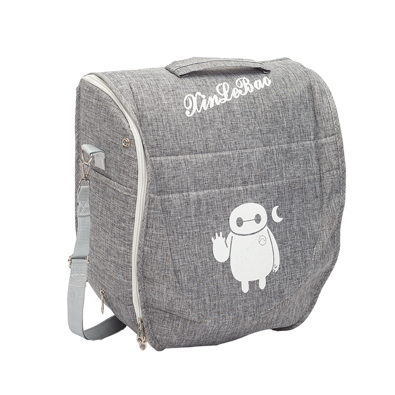 Bolsa multifuncional para mamás, bolsa de cama plegable portátil para bebés, cama extensible de gran capacidad, bolsa de moda para madres y bebés, mochila cama image 5