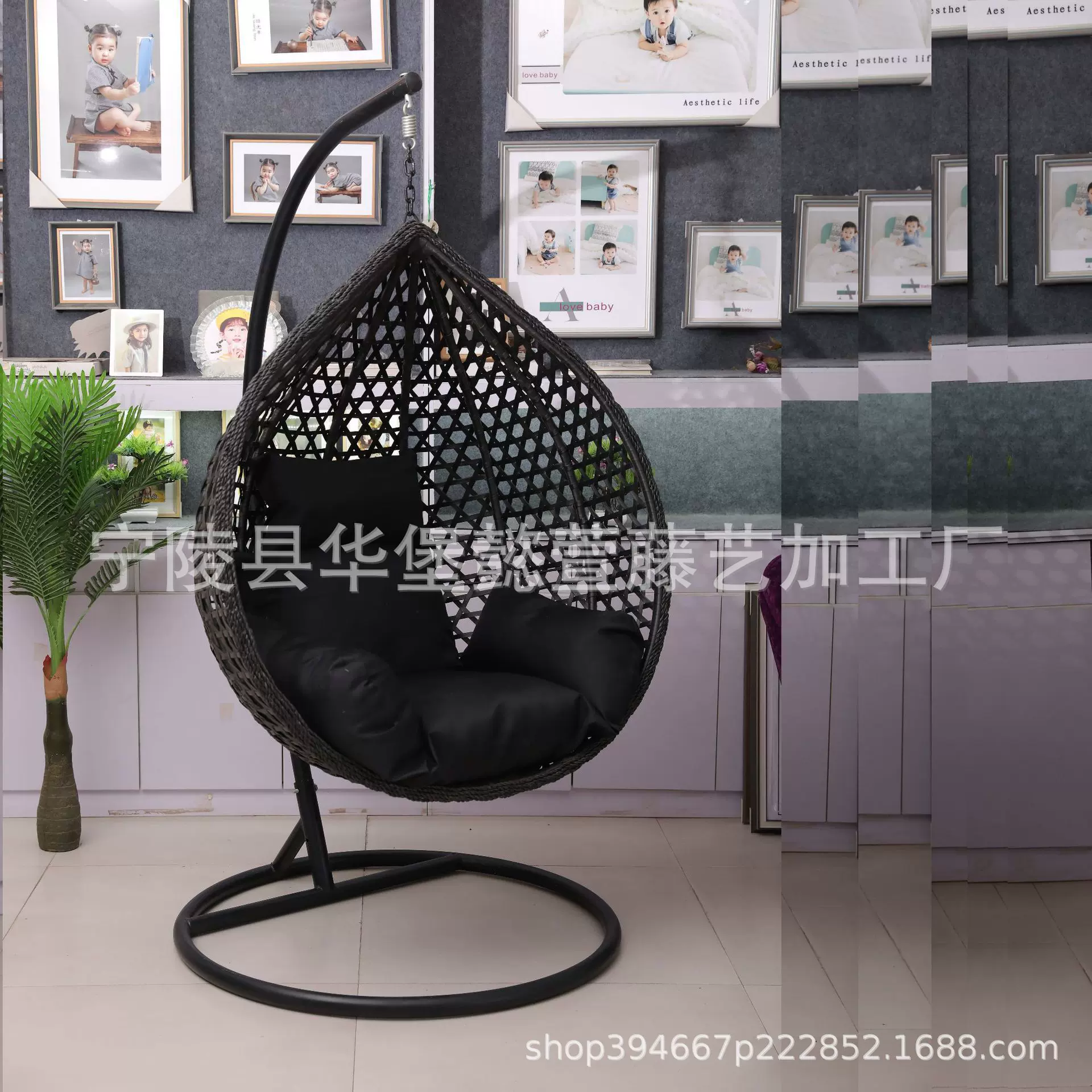 吊篮吊椅藤椅单人阳台秋千户外秋千椅鸟巢摇篮椅室内吊篮椅