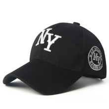 跨境棒球帽外贸时尚鸭舌帽男女春秋户外欧美刺绣NY字母休闲钓鱼帽