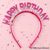 Bright beads birthday hat flash powder happybirthDay Birthday happy hair hoop head hoop, card, birthday party