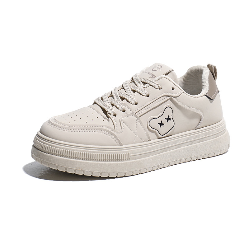 2024 autunno bianco nuova versione coreana ins studentessa altezza crescente suola spessa sport tavola scarpe casual tendenza_voghion.com