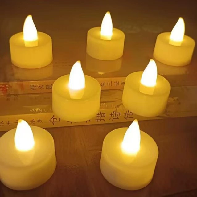 Атмосфера компоновки светодиодная электронная свеча имитация свечи оптом праздничный фонарь, чтобы отпраздновать день рождения