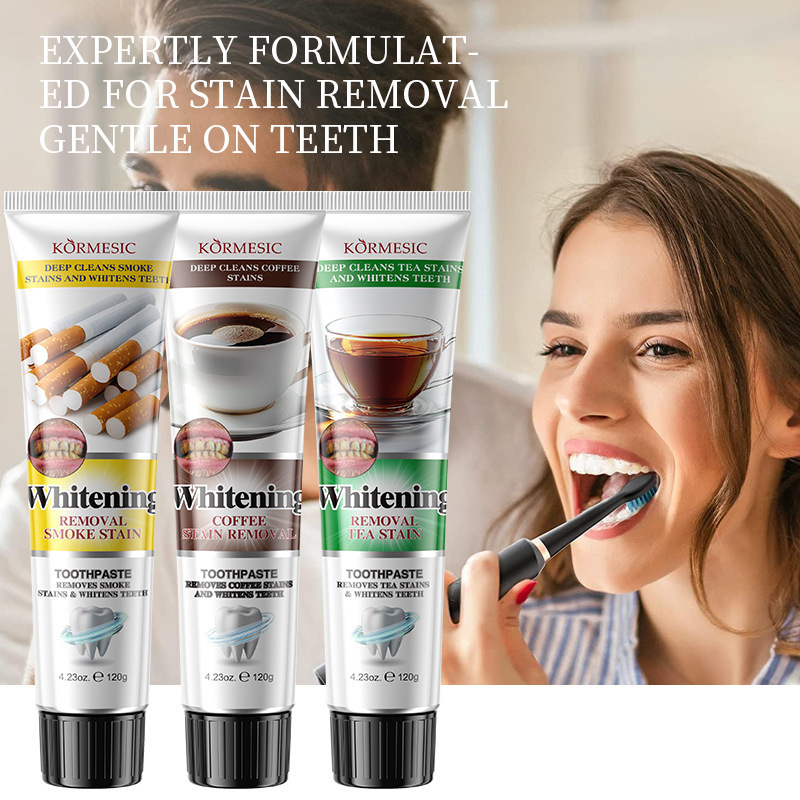 KORMESIC全英文呵护口腔牙齿牙膏toothpaste跨境外贸厂家批发|undefined
