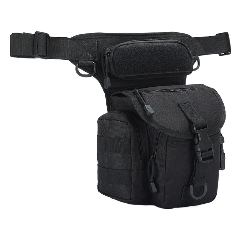 Factory Direct Sales Lightweight Single-Shoulder Crossbody Reporter Photography Waist Bag Outdoor Motorcycle Riding Bag Commuter Storage Leg Bag
