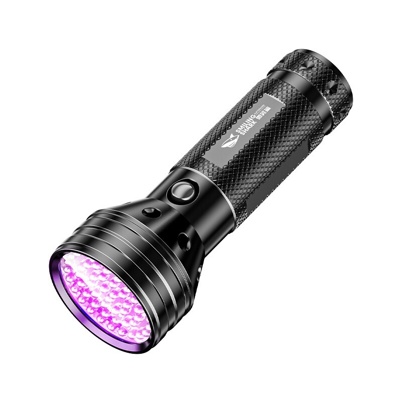 New Aluminum Alloy Purple Light Flashlight 395Nm for Jade Identification, Counterfeit Money Detection, Tobacco and Alcohol Testing, and Lighting New Aluminum Alloy Purple Light Flashlight 395Nm for Jade Identification, Counterfeit Money Detection, Tobacco and Alcohol Testing, and Lighting
