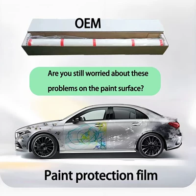 Transparent Invisible Brightening Film, Anti-Scratch — Car paint protective film