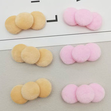 热销毛绒蝴蝶结领结猫咪diy配件布艺手工玩具玩偶箱包辅料装饰