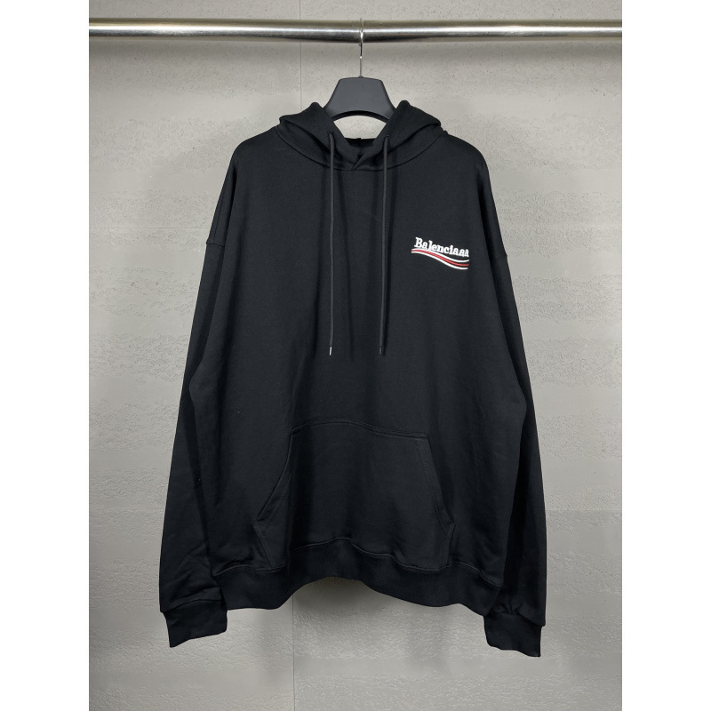 Correct Version High-Quality 25Ss Classic Style Coca-Cola Front and Back Embroidered Loose-Fitting Hooded Sweatshirt Unisex