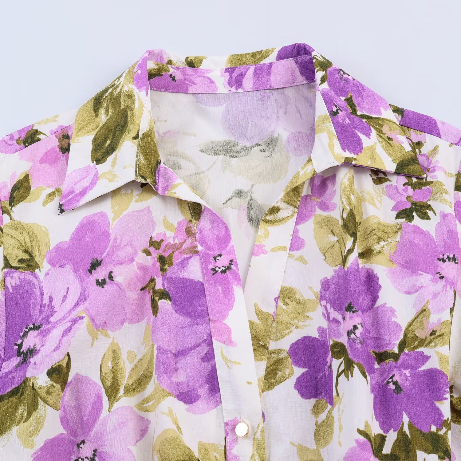 Women's Clothing Women's Floral Print Dress With Belt Slit Dress Waist Cinching Commuter Style For Formal & Casual For Women_ecoleips.com