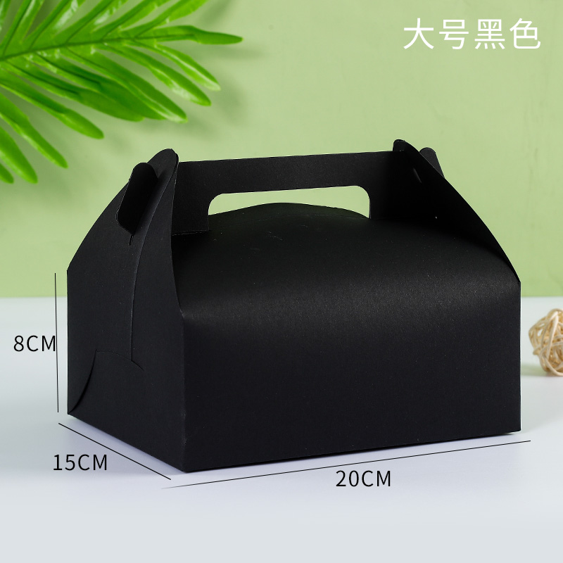 Caja de pastel de mousse portátil, caja de embalaje desechable de pan horneado, caja de embalaje de alimentos, caja de postres, caja de embalaje de bocadillos