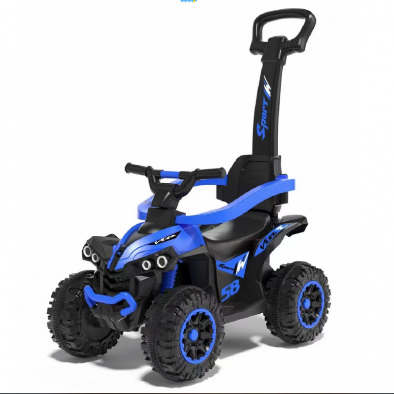 Exportación transfronteriza cochecito para bebés, andador para niños de 1 a 5 años, andador de empuje manual, coche de juguete, defensa lateral