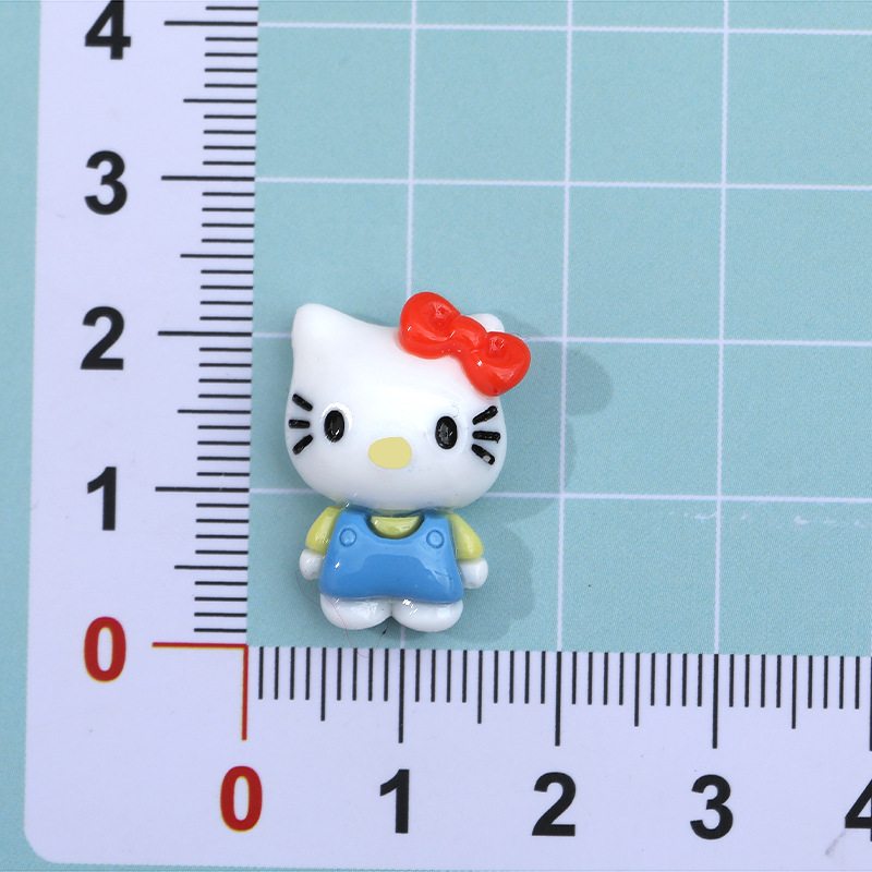 Caricatura Pacha Rana serie de accesorios de resina animal diy pegamento de crema caja de teléfono móvil joyas para el cabello parche pequeño