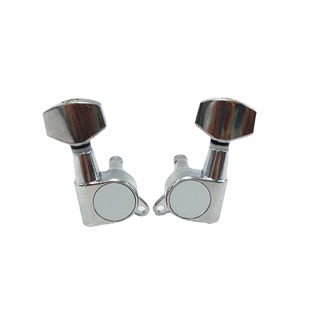 Guitar Accessories Fully Enclosed Quasi-String Button Electric Acoustic Guitar Chord silver Small Square Head String Button String Retractor