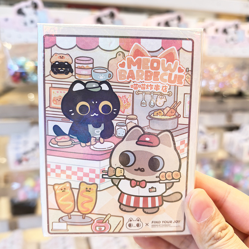 Fangdao シャム猫プディングノート 楽しくてかわいい周辺機器 手描きノート 学生 A7 ポケットノート|undefined