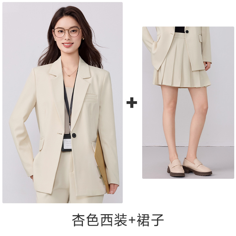 黑色西装外套大学生面试正装收腰女士西服职业轻职场通勤套装9801|undefined