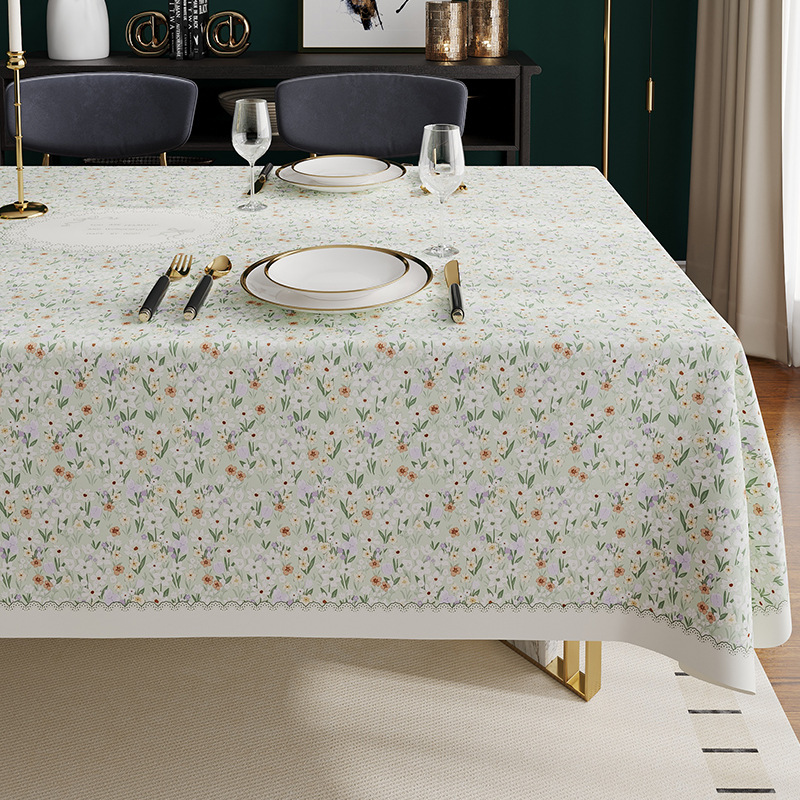 Mantel para Mesa de Comedor y Centro de PVC Impermeable, Resistente al Aceite y al Calor