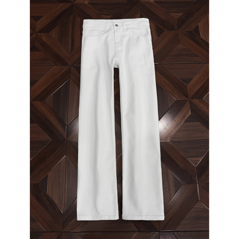 【“Same Style” High Quality Low Return Rate】American-style ins high street slim-fit micro-flared jeans for men in Korean version 【“Same Style” High Quality Low Return Rate】American-style ins high street slim-fit micro-flared jeans for men in Korean version