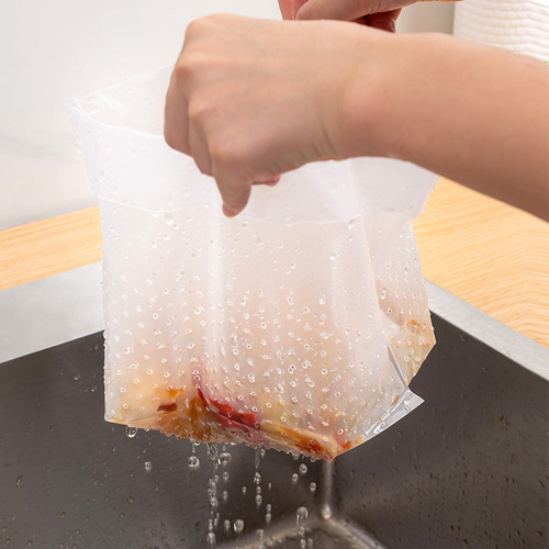 Household kitchen sink self-standing large garbage bag sink filter bag garbage storage bag printed drain bag
