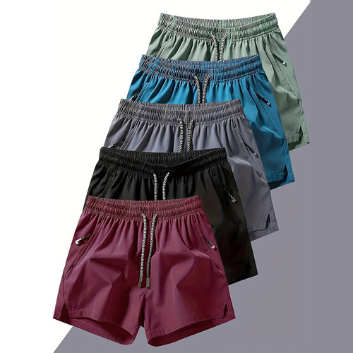 Summer training shorts loose basketball pants EU size ice silk five-pointers men's casual sports exclusive edition