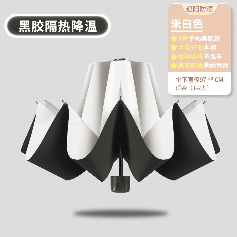 批发雨宝雨伞24骨双人折叠加厚加大加固自动超大抗风伞定制礼品伞|undefined