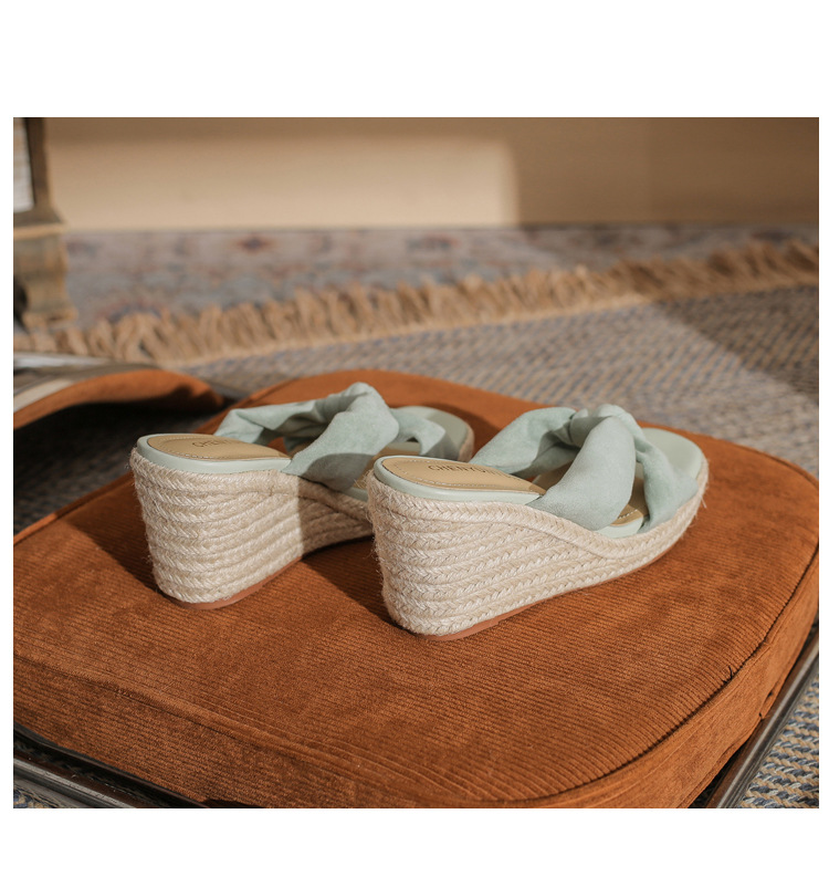 Sandal cao gót nữ hở mũi đế xuồng gót cao 9 cm — Xanh lá cây nhạtcolor chi tiết 24