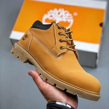莆田鞋头层天伯伦户外运动男女鞋防水踢不烂经典高帮大黄靴马丁靴