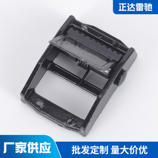 Tight rope binding buckle webbing buckle multi-tooth buckle zinc alloy tensioner electrophoresis black buckle binding belt pressure buckle