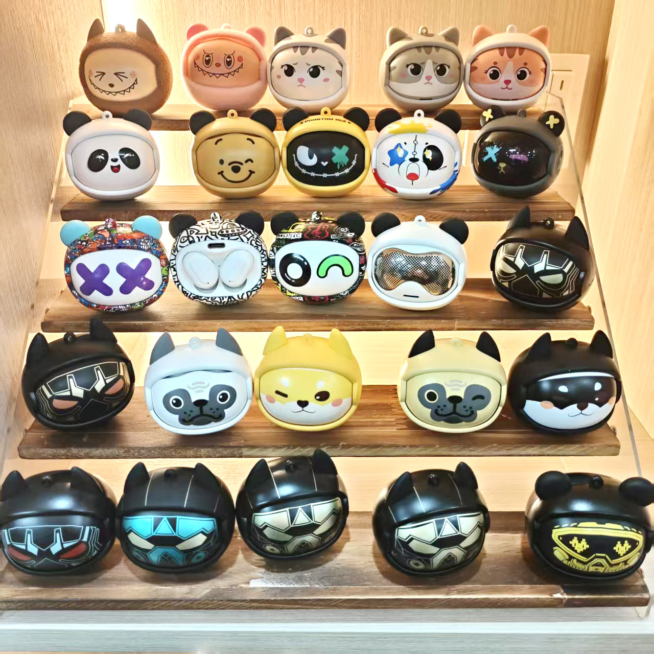 Cross-Border Popular National Trend Rotating Face-Changing In-Ear Bluetooth Headphones Ultra-Long Battery Life Noise Reduction Gaming Headphones Wholesale