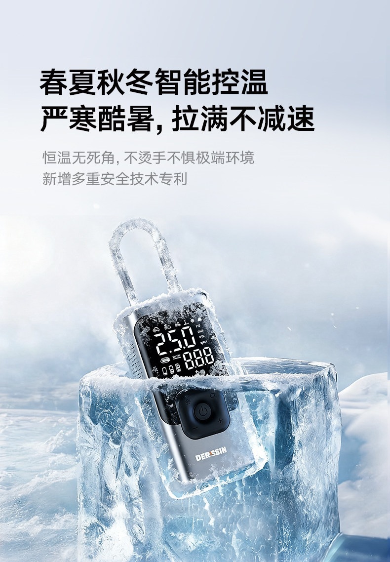 Car Wireless Air Pump, Portable Air Pump for Cars, Electric Car Tire High-Pressure Inflator, Inflator