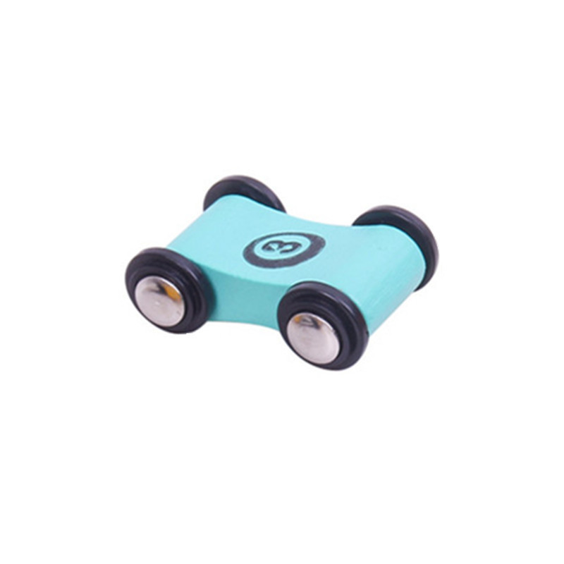 Venta directa de fábrica de juguetes para padres e hijos para niños Colorido de madera para niños planeador de polea de siete capas con espacio de estacionamiento