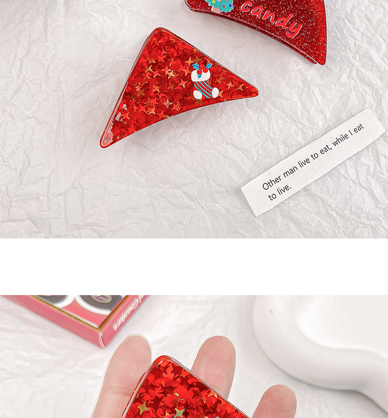 25g Weight Hair Claws Hair Accessories Type 1 Piece Quantity Holiday, Daily Occasion Arylic Material Christmas Cute Women's Christmas Tree Santa Claus Arylic Hair Claws