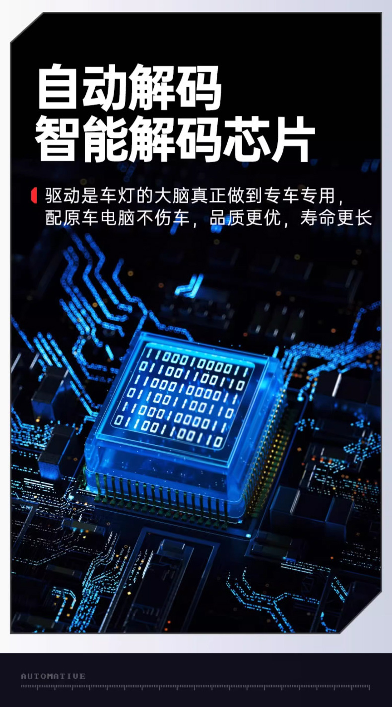 Hailouli Car Led Headlight H4 High and Low Beam Integrated High Power Truck Bulb H1 Modified H7 Source Manufacturer